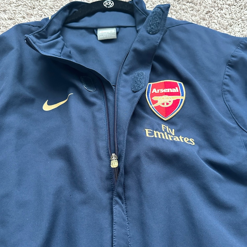 Vintage Nike Fly Emirates blue full zip jacket size small
